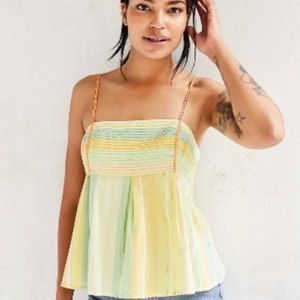 Urban Outfitters Soleil Stripe Babydoll Cami